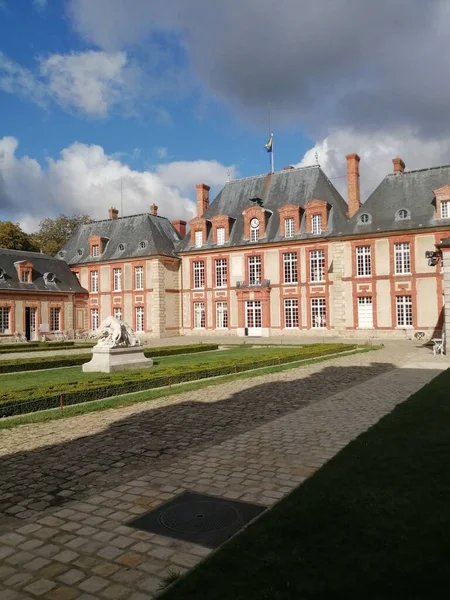Blick Auf Die Burg Von Breteuil Frankreich — Stockfoto