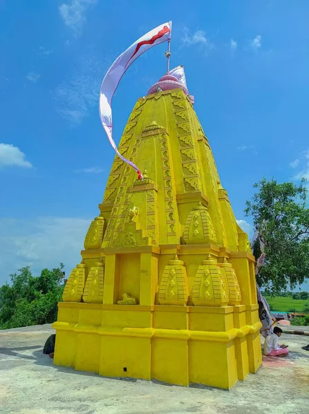 Eine Schöne Aufnahme Des Nag Devta Tempels Indischen Gujarat Zezra — Stockfoto