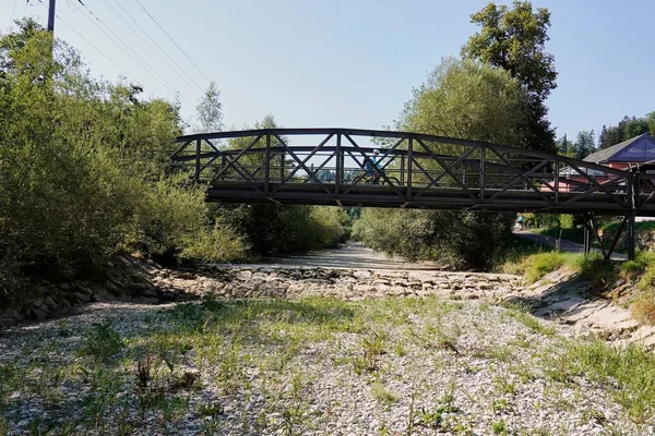 Міст Через Висохлу Річку Тосс — стокове фото