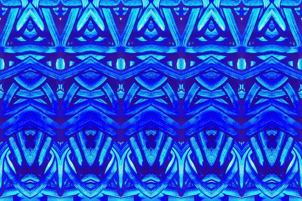 Patrón Abstracto Sin Costuras Con Tonos Azules Oscuros Claros — Foto de Stock