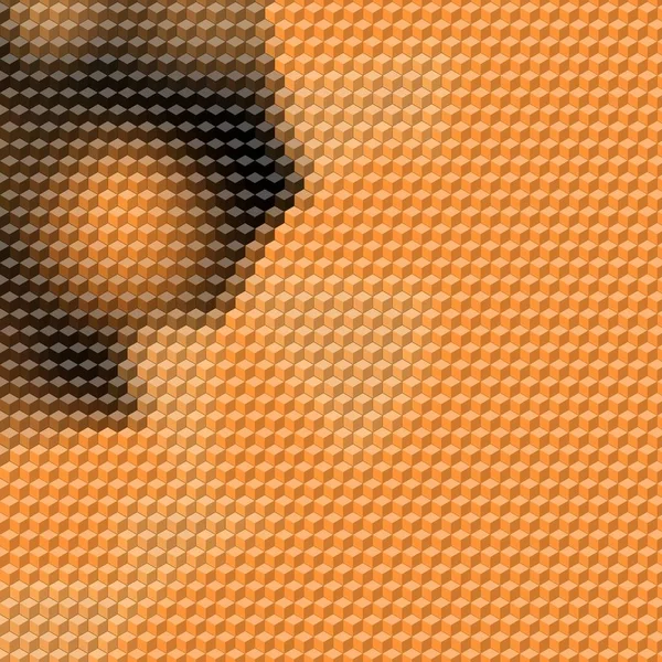Ilustracja Kolorowy Izometryczny Kostka Abstrakcyjny Wielobarwny Wzór Tło Tapety — Zdjęcie stockowe