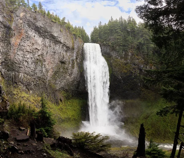 Une Vue Imprenable Sur Les Chutes Salt Creek Oregon — Photo