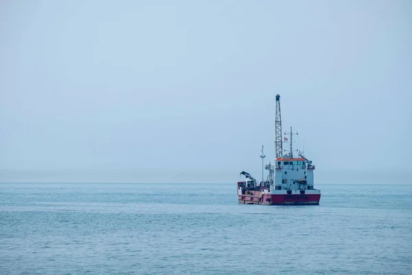 Estepona Malaga Spain June 2022 Hopper Dredger Vessel Mediterranean Sea — Stock Photo, Image