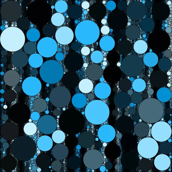 Abstrakte Dekorative Farbe Kreise Verschiedenen Größen Und Farben Werden Zufällig — Stockfoto