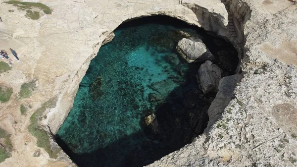 Şiir Mağarası Puglia Talya Nın Iyi Manzarası — Stok fotoğraf