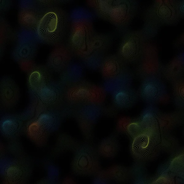 Onda Astratta Con Particelle Cinematografiche Dust Dots Sfondo Illustrazione Particelle — Foto Stock