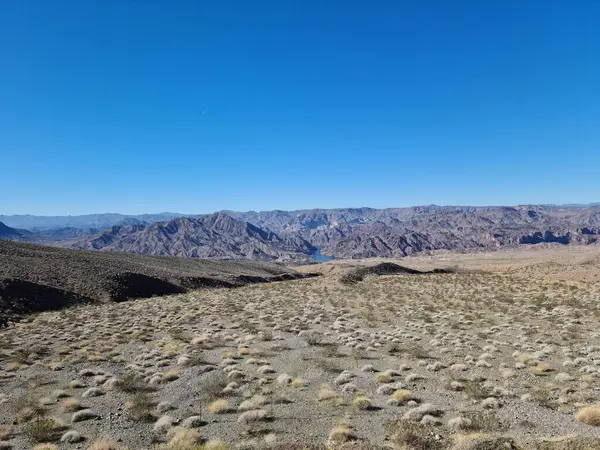 Природный Пейзаж Засушливой Пустыни Горах — стоковое фото