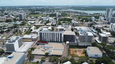 Darwin 'in hava görüntüsü, Kuzey Bölgesi, Avustralya gün ışığında