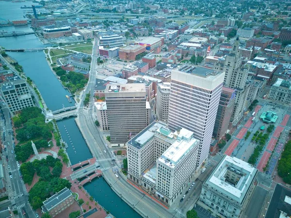 Aerial View Downtown Providence Rhode Island Usa — Stock Photo, Image