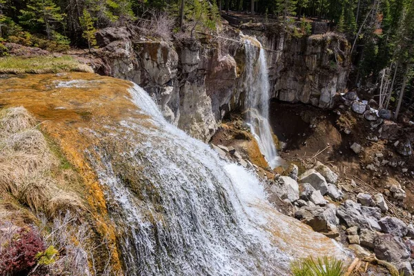 Wspaniały Widok Wodospad Paulina Oregon — Zdjęcie stockowe
