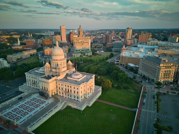 Aerial View Downtown Providence Rhode Island Usa — Stock Photo, Image