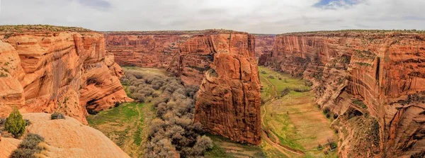 Scenic Canyon Chelly Arizona Forgotten Gorgeous Canyon Located Navajo Reservation — Stock Photo, Image