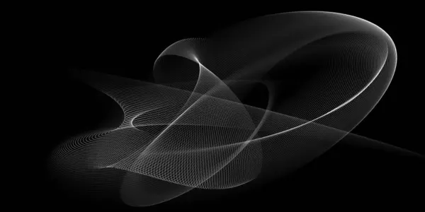 Прекрасний Абстрактний Чорно Біла Сітка Wave Design — стокове фото