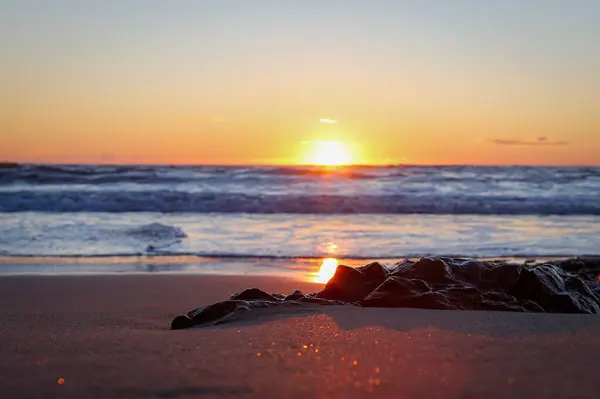 바닷가의 황금빛 — 스톡 사진