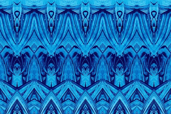 Motif Abstrait Sans Couture Avec Des Nuances Bleu Foncé Clair — Photo