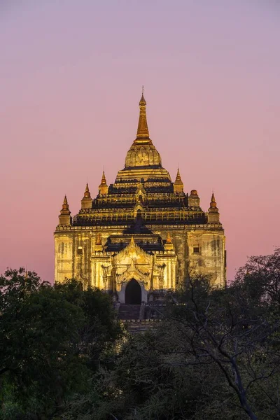 Bagan Myanmar Daki Thatbyinnyu Tapınağı Burma — Stok fotoğraf