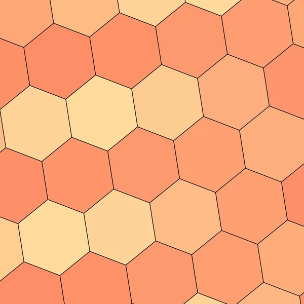 Geometry Hexagon Wall Texture Background Multicolor Honeycomb Pattern Wallpaper — Stock Photo, Image