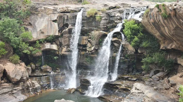 Amritdhara Waterval Het District Koriya Koriya India Een Natuurlijke Waterval — Stockfoto