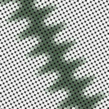 Soyut geometrik renkli yuvarlak şekilli polka nokta deseni ile çok renkli arkaplan çizimi