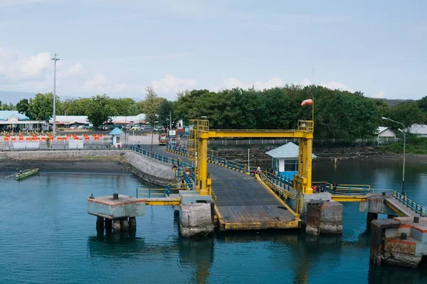 Kayangan Lombok Norte Indonesia Julio 2022 Asdp Kayangan Port Dock — Foto de Stock