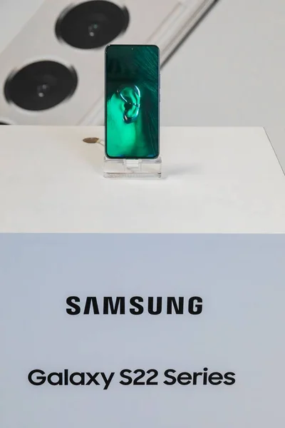 Smartphones Samsung Exibição Cidade Cabo África Sul — Fotografia de Stock