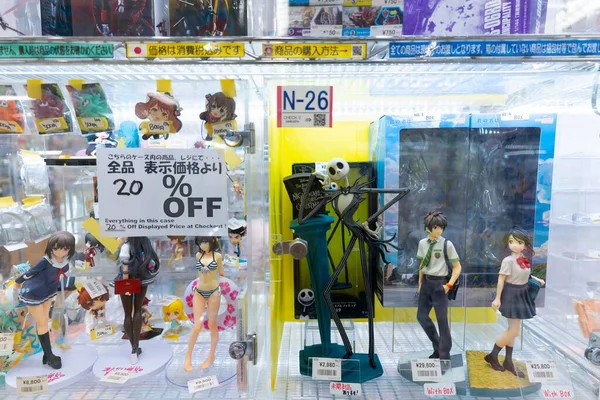 Akihabara Giappone Settembre 2020 Varie Figure Anime Sono Vendita Negozio — Foto Stock