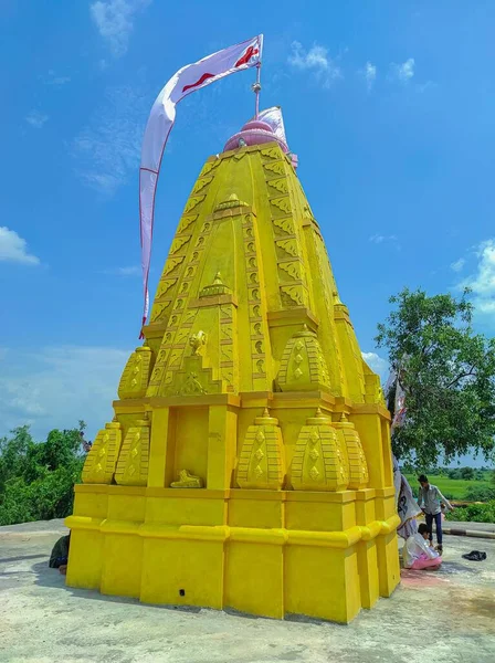 Beau Coup Nag Devta Temple Dans Gujarat Inde Zezra Viramgam — Photo