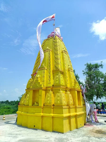 Gujarat Hindistan Daki Güzel Bir Nag Devta Tapınağı Fotoğrafı Zezra — Stok fotoğraf
