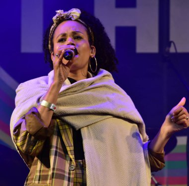 The Brand New Heavies, Park festivali Victoria Park, Bath, İngiltere 'deki Pub' da sahne aldı. 18 Haziran 202