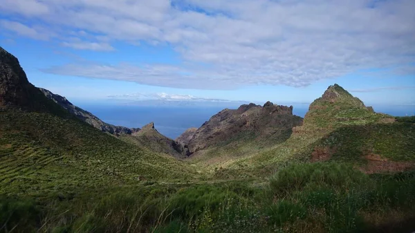 Tenerife May 2018 Teno Hiking Path Masca Canyon — Stock Photo, Image
