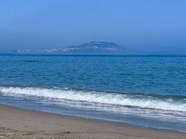 Fas Sahilinden Ceuta Manzarası — Stok fotoğraf