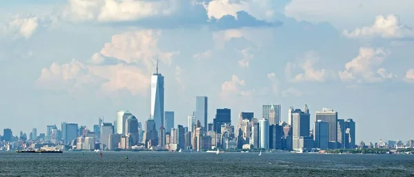 Ein Malerischer Blick Von Der Meerseite Auf Die New Yorker — Stockfoto