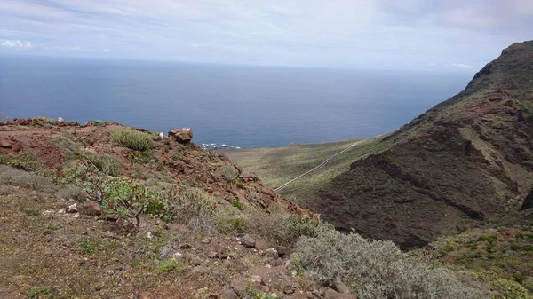 Tenerife May 2018 Teno Hiking Path Masca Canyon — 图库照片