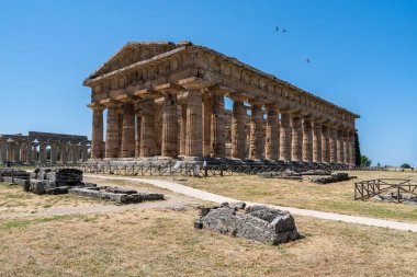 İki Hera Tapınağı Paestum, UNESCO Dünya Mirası Alanı, Campania, İtalya