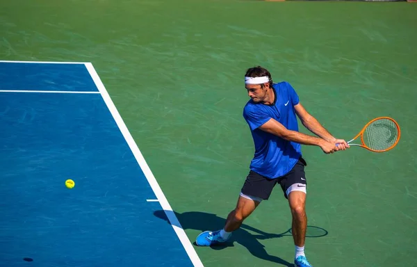 Taylor Fritz Κατά Διάρκεια Του Τουρνουά Τένις Citi Open Στην — Φωτογραφία Αρχείου