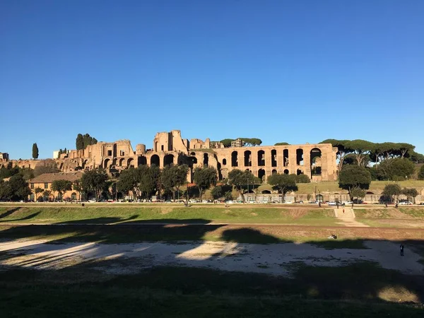 Famous Circus Maximus Temple Apollo Palatinus Rome Italy — Stock Photo, Image