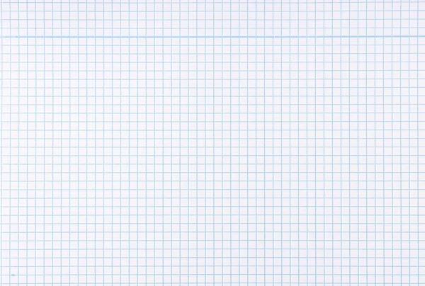 Blank Graph Paper Sheet Background Grid Paper Texture Blue Straight — Stock Photo, Image