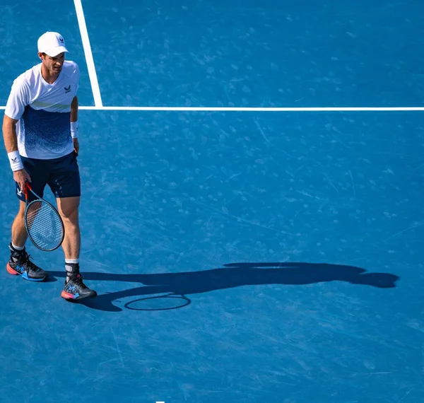 Енді Маррей Під Час Турніру Тенісу Citi Open Вашингтоні — стокове фото