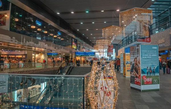 Het Centraal Station Wenen — Stockfoto
