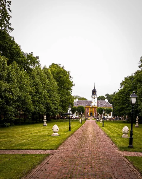 Zamek Kolory Fraeylemaborg Slochteren Holandia — Zdjęcie stockowe