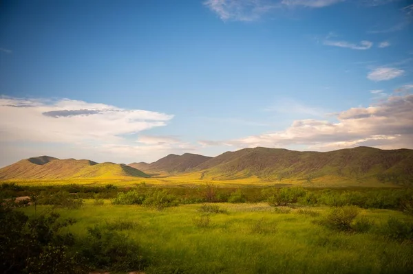 Landscape View Fields Rocks — Stock Photo, Image