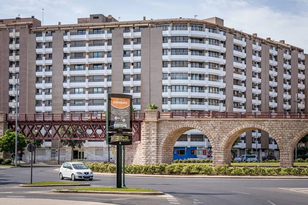 almeria Bay alcazaba görülen görünümü.