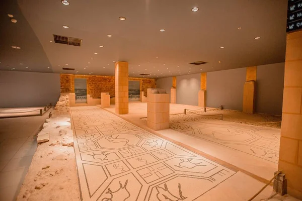 Interior Del Museo Mosaicos Zeugma Gaziantep Turquía — Foto de Stock