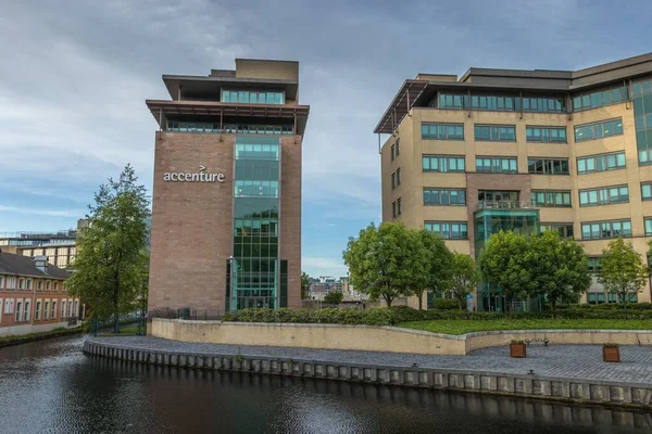 Veduta Appartamenti Uffici Nel Distretto Portuale Dublino — Foto Stock