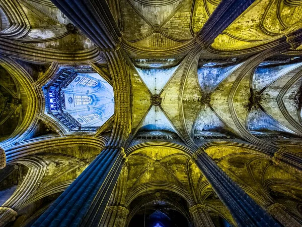 Beautiful Shot Ceiling Barcelona Cathedral — Stock Photo, Image