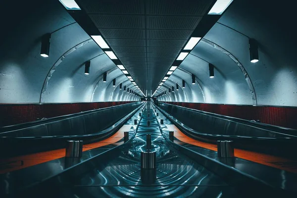 Diseño Interior Una Estación Metro — Foto de Stock