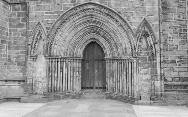 Plan Niveaux Gris Entrée Abbaye Paisley — Photo