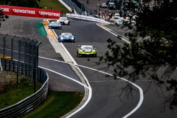 Závodní Vozy Trati Během Formule Rolex Belgian Grand Prix 2022 — Stock fotografie