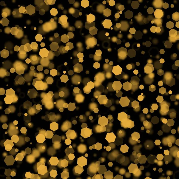 Εικονογράφηση Μιας Αφηρημένης Κουκκίδες Φωτός Και Θολή Φόντο Hexagon Όπως — Φωτογραφία Αρχείου