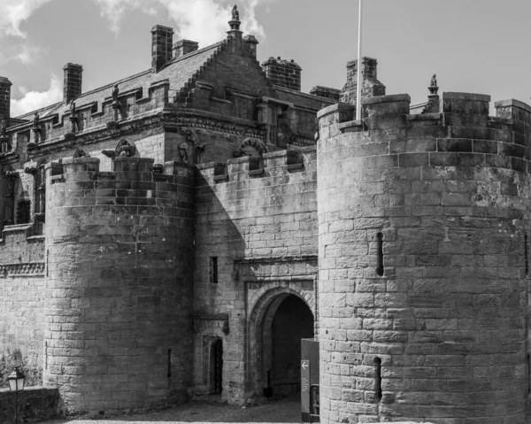 Μια Φωτογραφία Του Κάστρου Του Στέρλινγκ Στη Σκωτία — Φωτογραφία Αρχείου